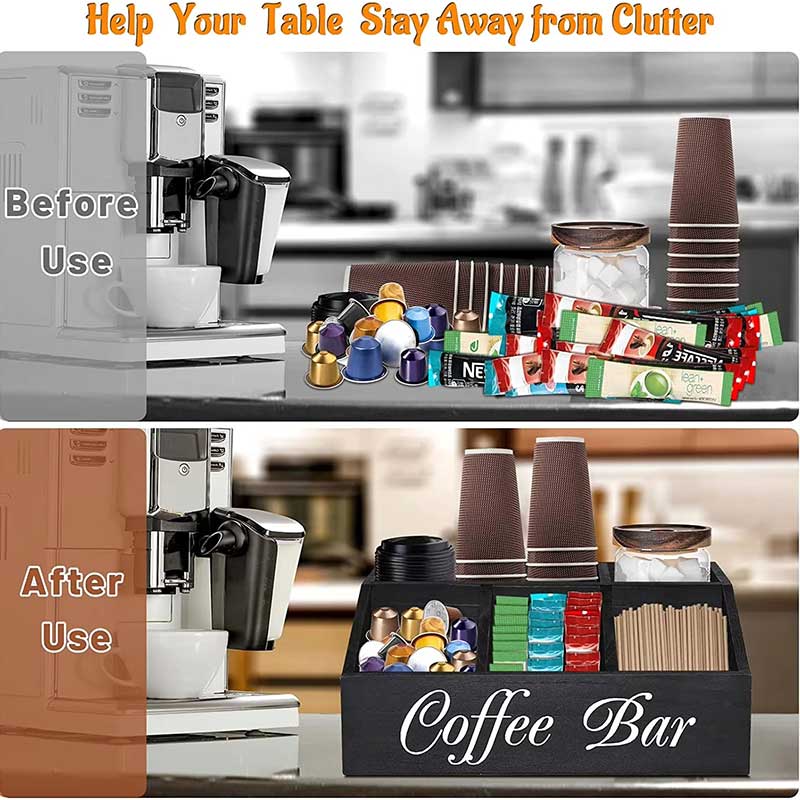 Coffee Bar Tray Organizer Coffee&Co.