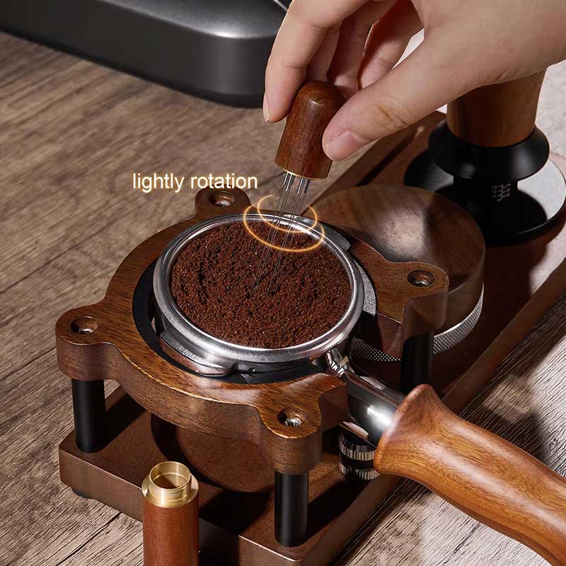 Wooden Handle WDT Espresso Distribution Tool