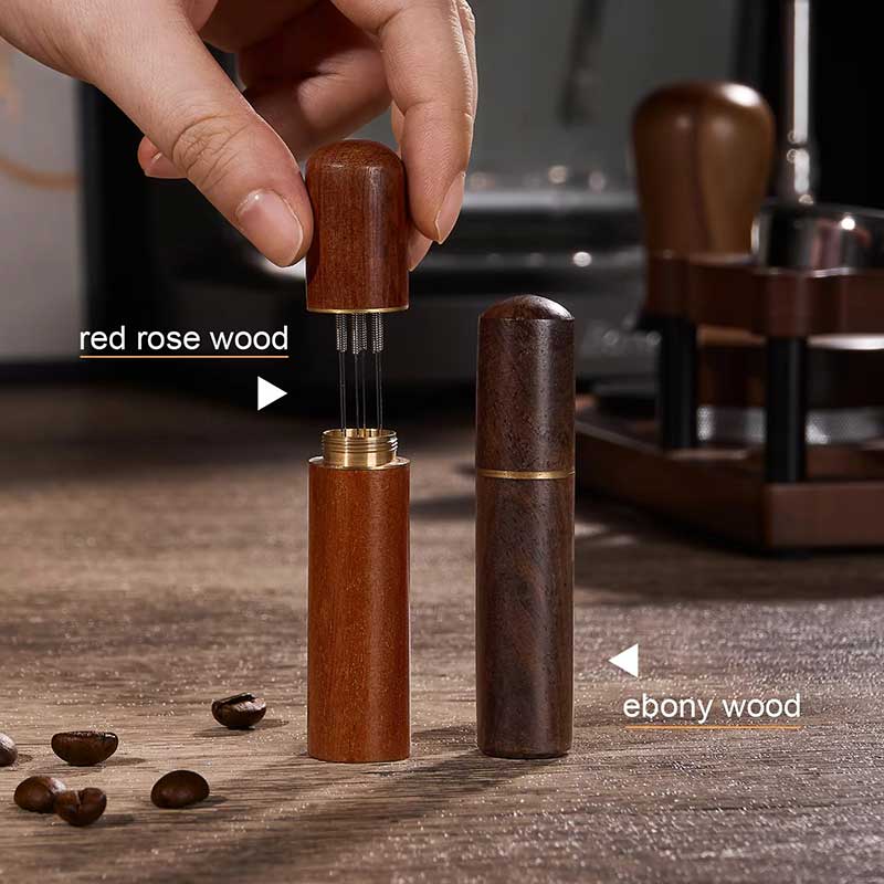 Wooden Handle WDT Espresso Distribution Tool