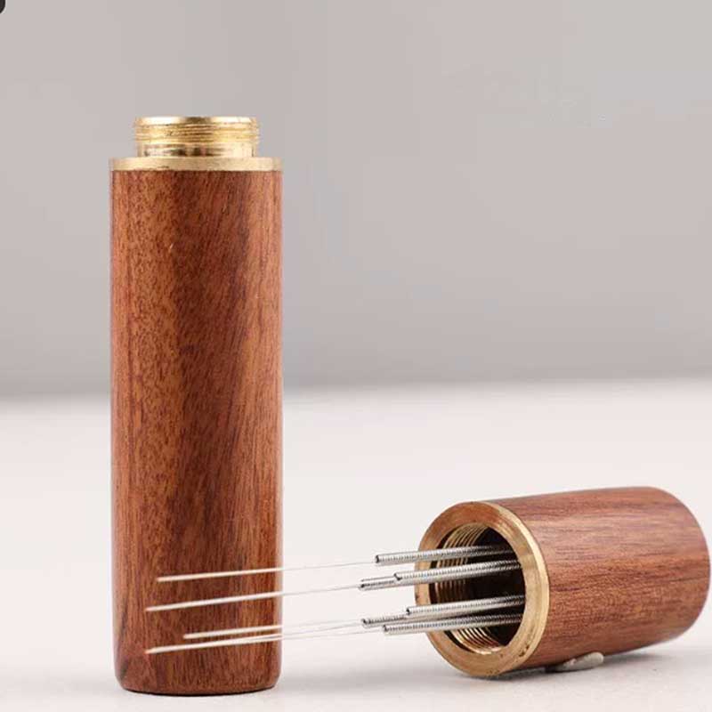 Wooden Handle WDT Espresso Distribution Tool