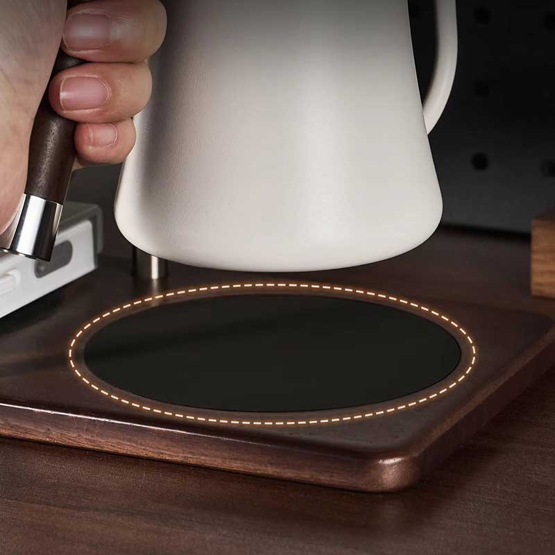 Wooden Pour Over Coffee Dripper Stand and Coffee Station Shelf