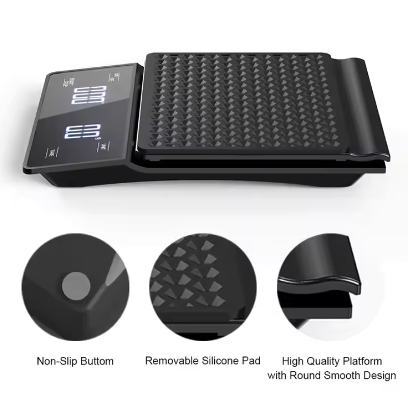 Y1 Digital Drip Coffee Scale – 3000g/0.1g Precision Kitchen Scale with Timer Function