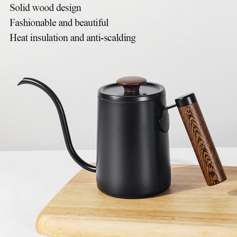 Premium Hand Brewed Pour Over Coffee Kit –  Borosilicate Glass Dripper & Server Set with Gooseneck Kettle