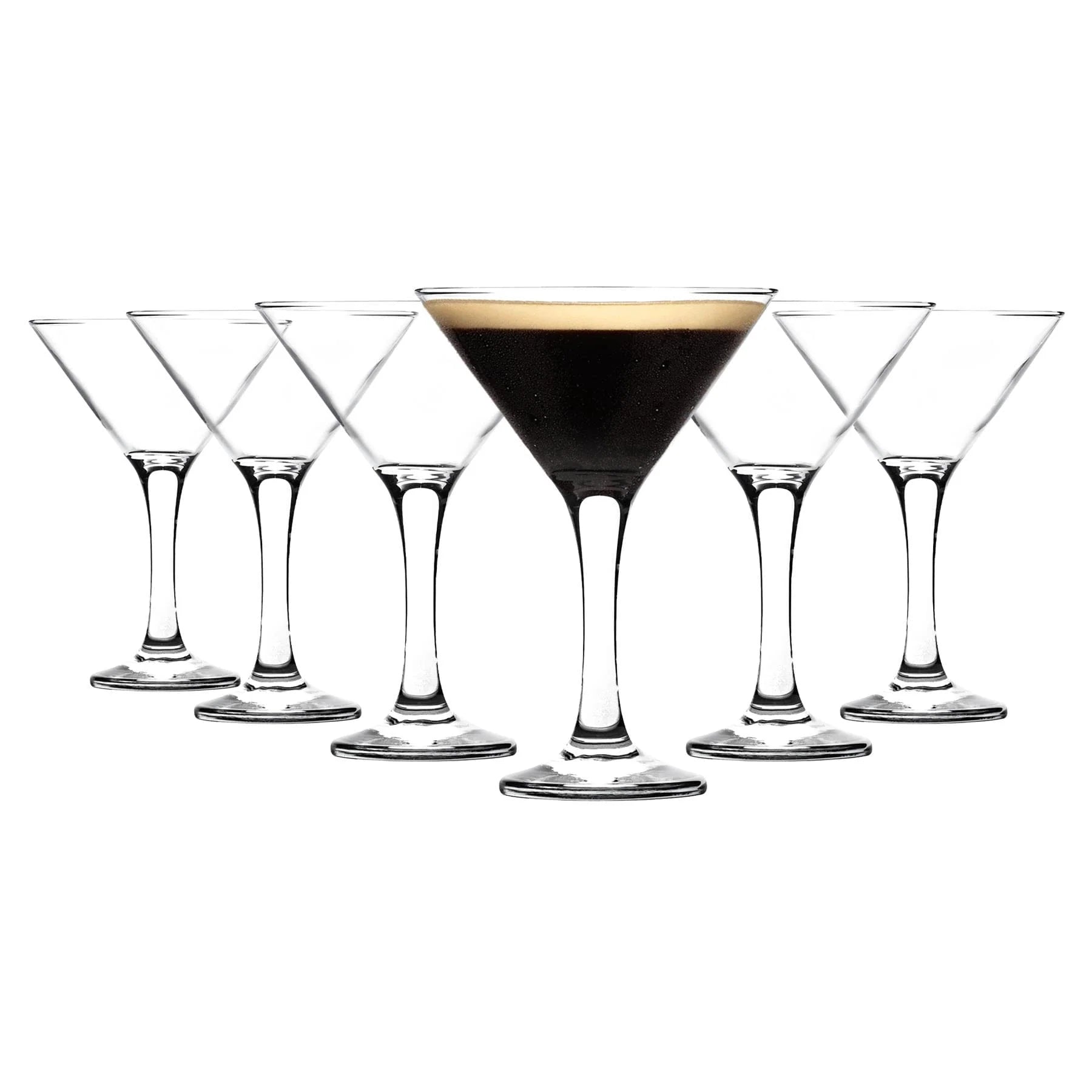 Elegant Espresso Martini Glass | Bar-Grade Crystal (Pack of 6)