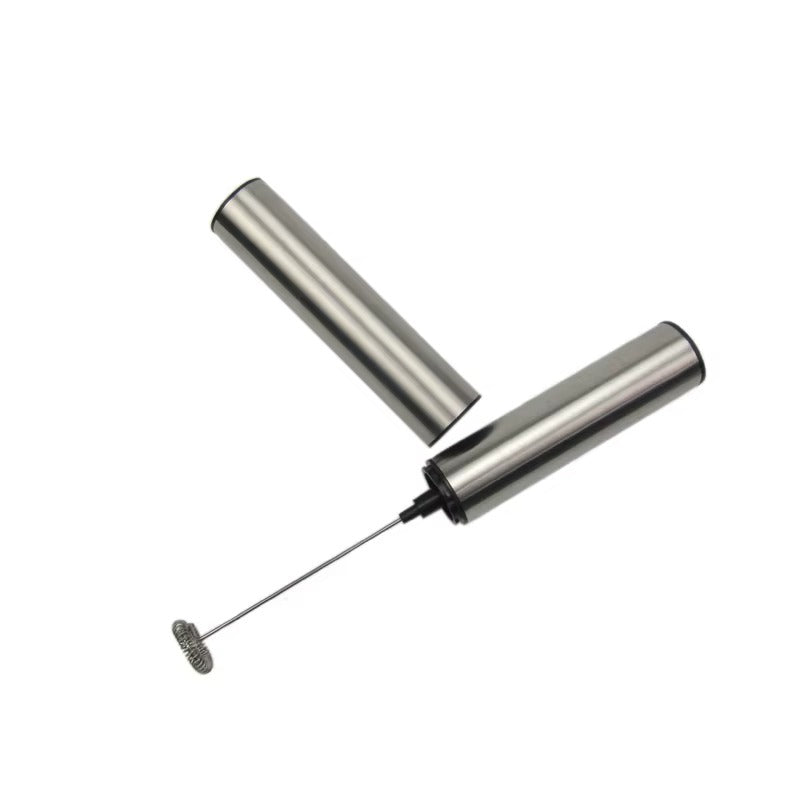 High Quality USB Type-C Rechargeable Handheld Milk Frother – Stainless Steel Electric Coffee Whisk