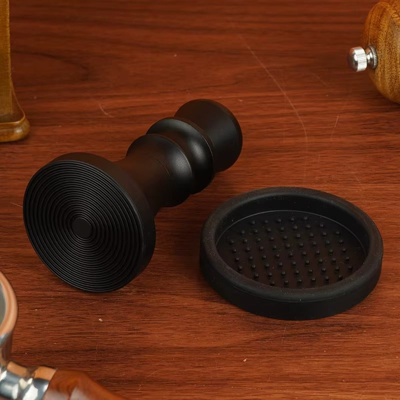 2-in-1 Chess-Style 58mm Espresso Tamper & Needle Distributor