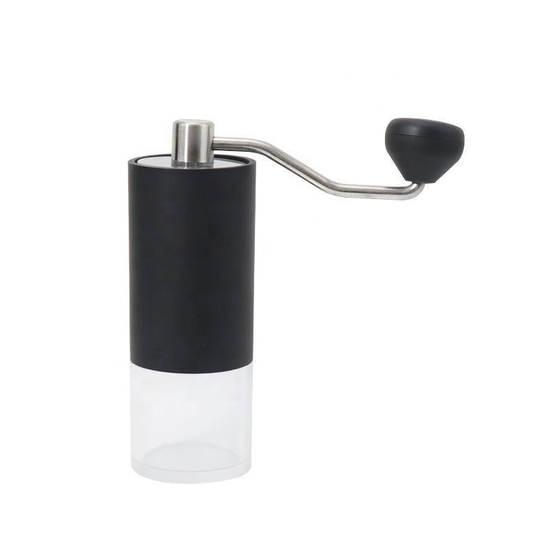 Manual Coffee Grinder with Ceramic Burr – Portable Hand Coffee Grinder